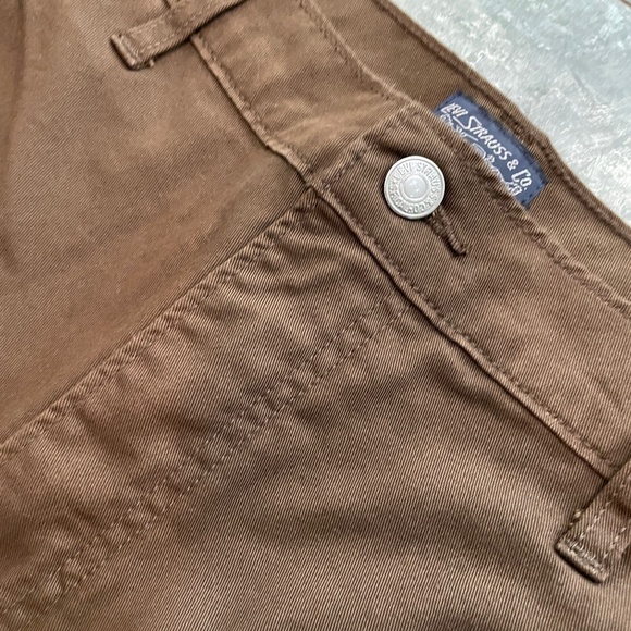 Vintage Style Levi's Brown Pants White Tab Logo Mens 36 x 32 Levi Strauss & Co. - Picture 4 of 12